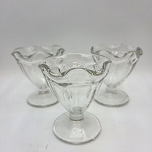 Vintage Small Mexico Parfait Dessert Glasses